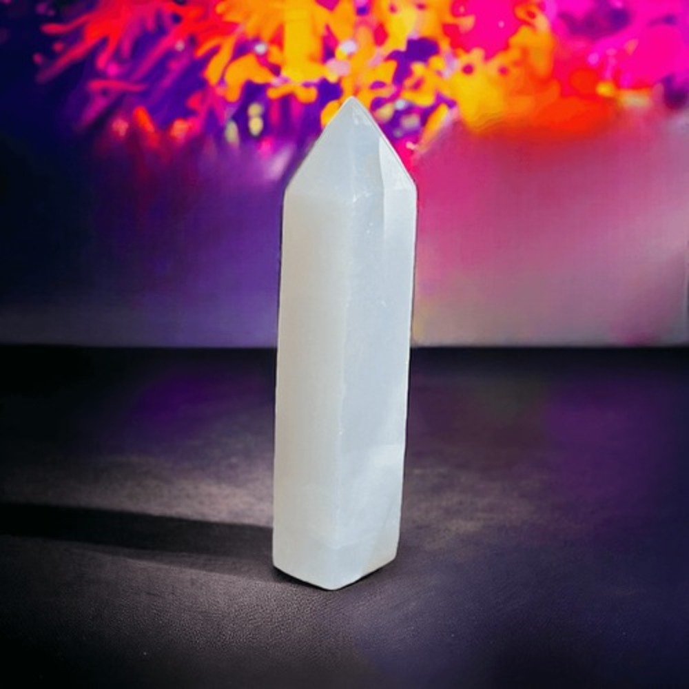 Milk Quartz Crystal Tower Meditation Stone‎